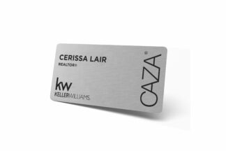 The CAZA® Group | Silver Name Tag