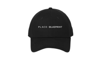 PLACE + Blueprint | Black Embroidered Hat