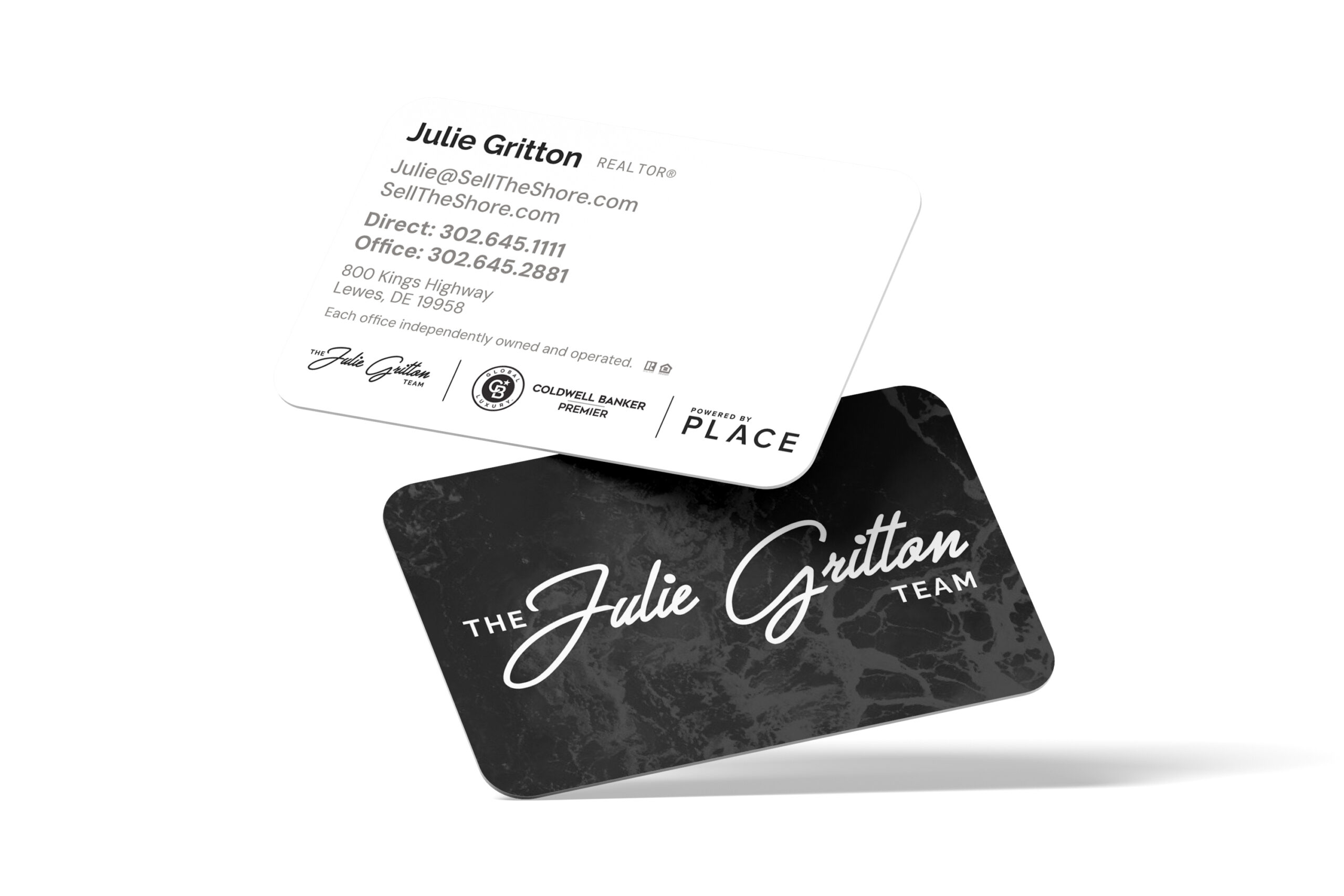 PLACE | The Julie Gritton Team Business Card - Image 2
